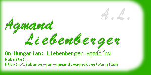 agmand liebenberger business card